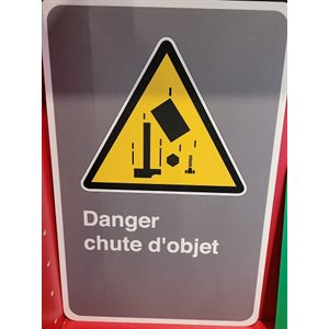 Affiche Danger Chute